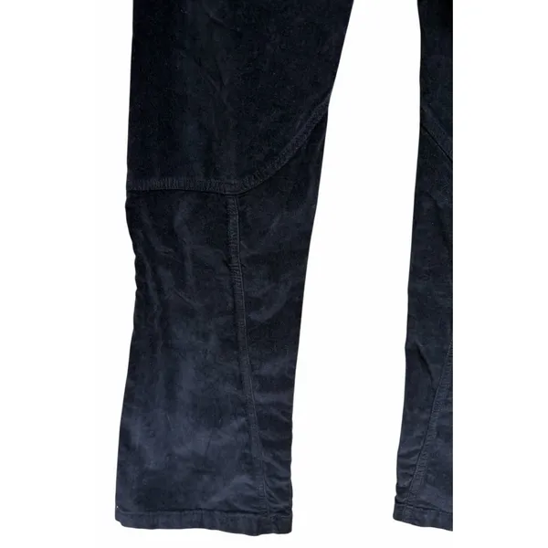 Free People Hit‎ Back Slim Flare Pants Black Velvet Women's Size 8 - Image 10