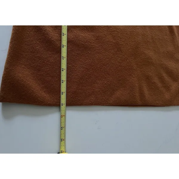 Anthropologie Moth Orange Knit Mini Dress Size S Bell Sleeve Sweater Dress - Image 6