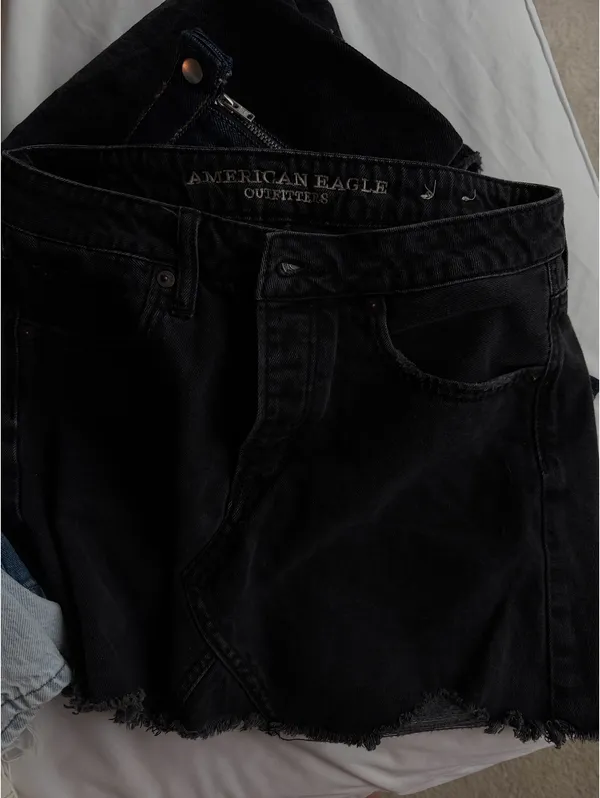 American Eagle Jean Skirt Black - Image 2