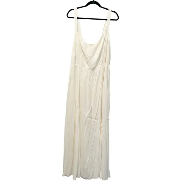 Reformation Hollyhock Dress in Ivory - Image 2
