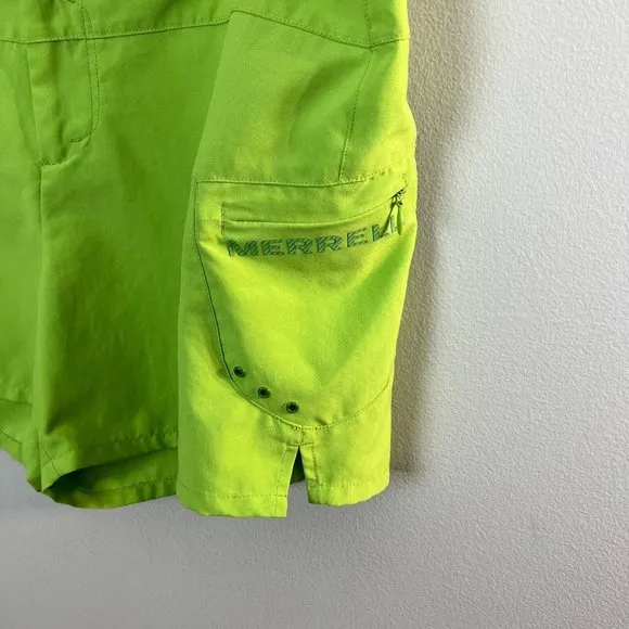 Merrell Shorts 12 Green‎ Outdoor Casual Zip Pocket Lightweight Womens - Image 2