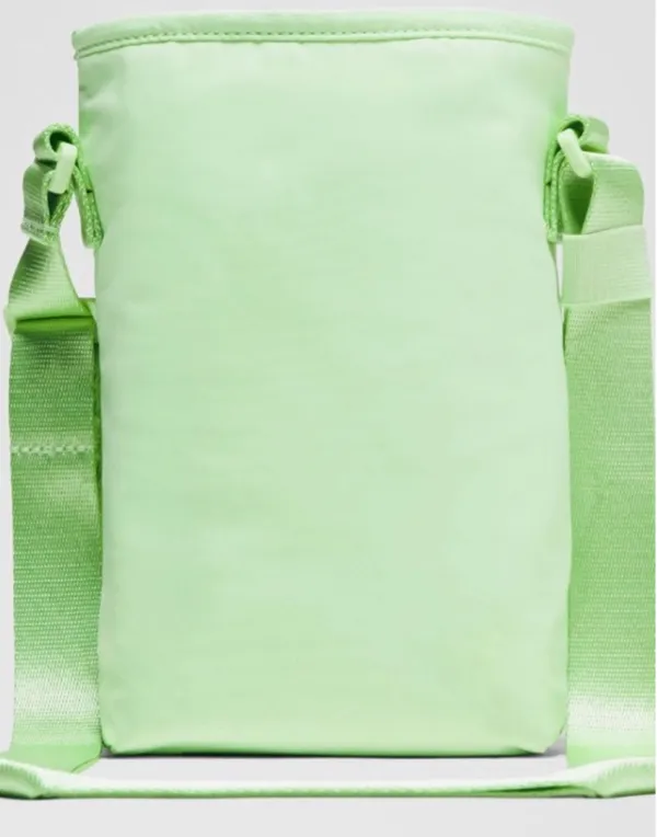 Lululemon Lime / Rainforest Green Crossbody Water Bottle with Front Pocket - Image 11