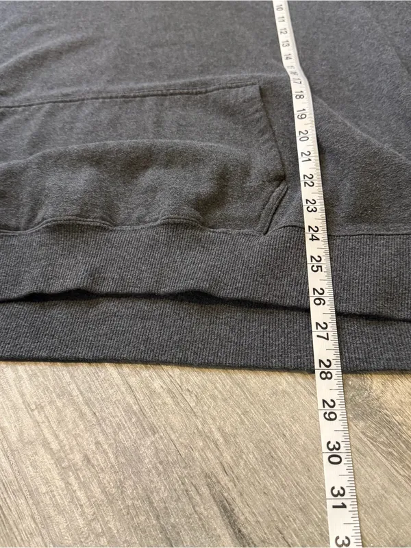 Ariat Women's XXL Heather Gray Pullover Fleece Hoodie Pockets Embroidered Logo - Image 6