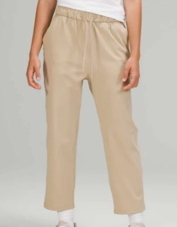 Lululemon 12 Stretch High Rise Crop 23" in Trench Tan - Image 2