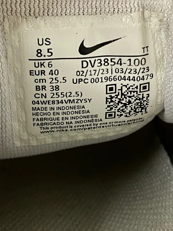 Nike Women Air Zoom Pegasus 40 Dv3854 100 White Coconut Milk Size 8.5 - Image 8
