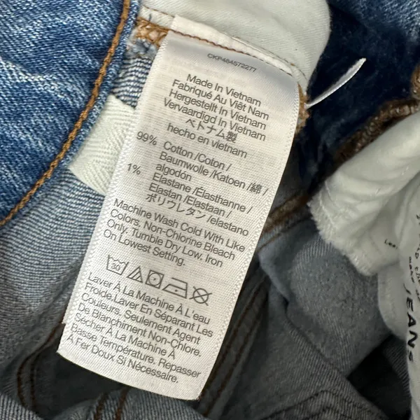 NEW Madewell The Petite 90s Straight Jean Rondell Wash Crease Relaxed US 23 P - Image 14