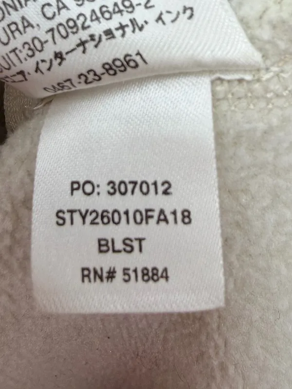 Patagonia Better Sweater Marsupial Pullover‎ Women L Cream Snap Fleece - Image 8