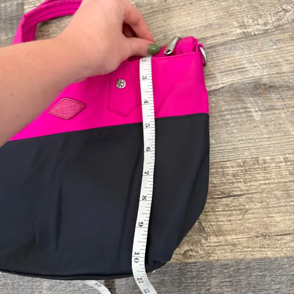 MZ Wallace Soho Tote Punch Dawn Colorblock Travel Nylon Medium NO STRAP - Image 7