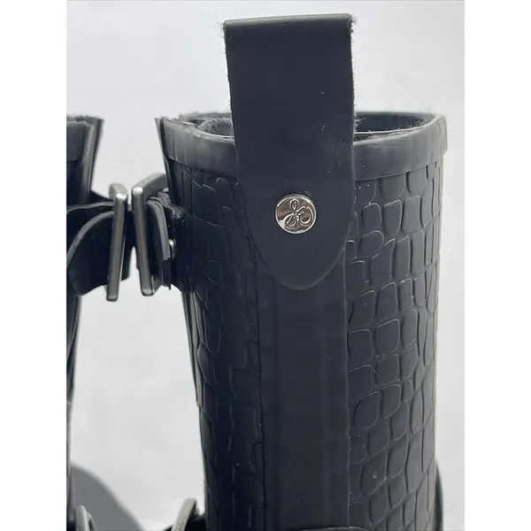 Sam Edelman Keigan Boots Croc Embossed Size 7M Waterproof - Image 4