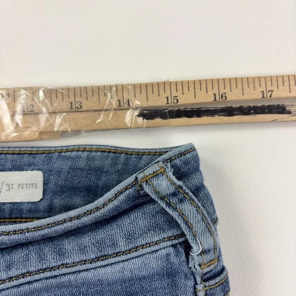 Pilcro High-Rise Denim Legging Jeans Womens 31P Petite Blue Medium Wash Jegging - Image 5
