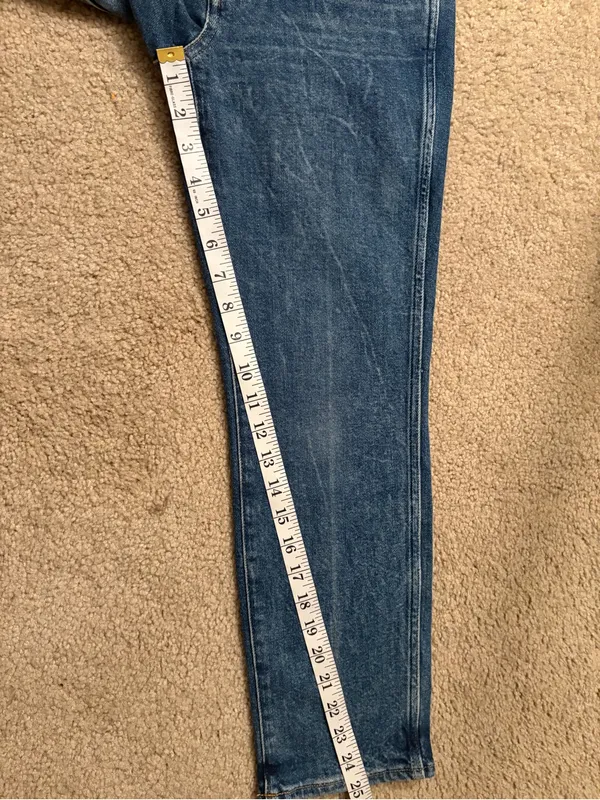 J. Crew women’s vintage slim straight blue jeans denim size 25P petite NWT - Image 13