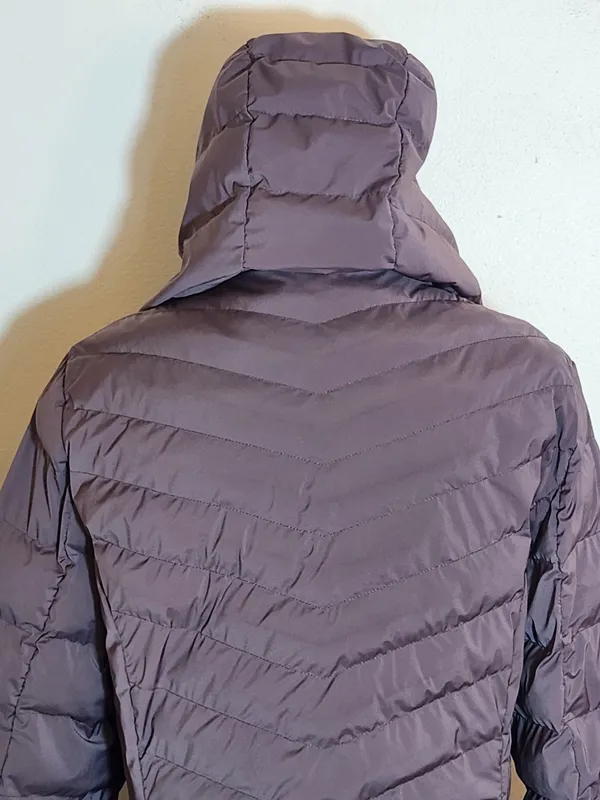 32 Degrees Dusty Purple Hooded Puffer Jacket Size Medium - Image 4