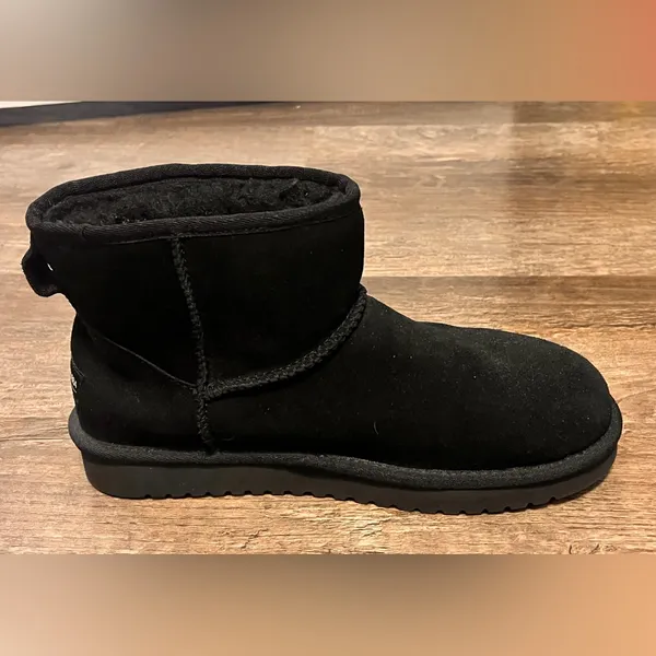 UGG Koolaburra Black Suede Ankle Booties - Image 6