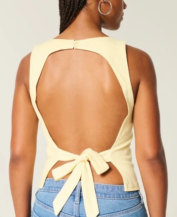 Yellow Hollister Top - Image 2