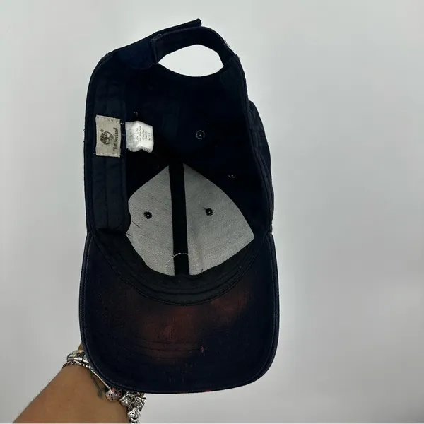 Vintage Y2K Timberland Custom Bleach Splatter Dad Hat OS - Image 7