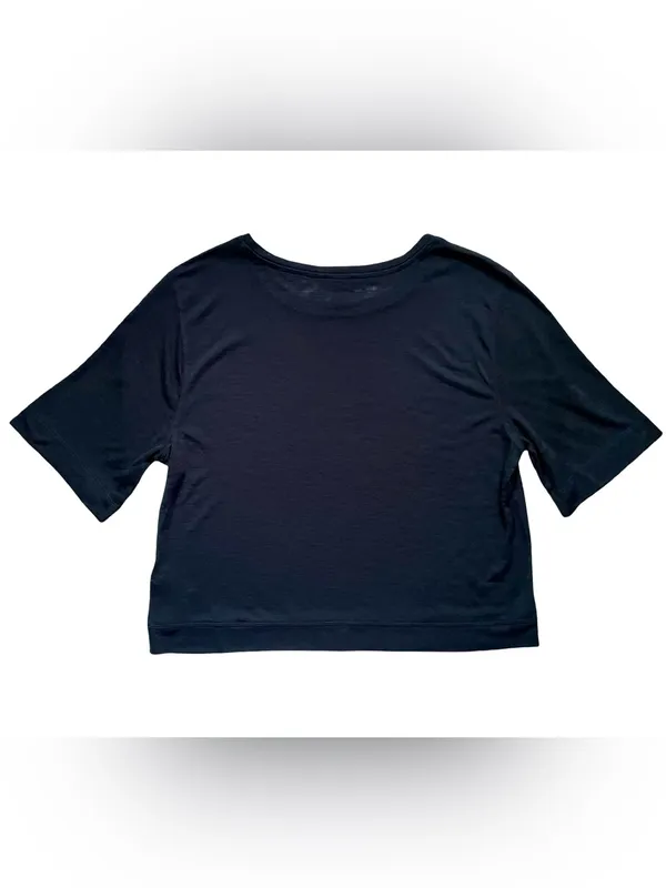 Athleta Breezy Black Serene Modal Blend Relaxed Boxy Top - Image 5