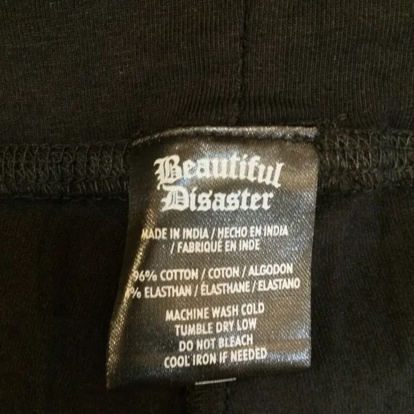 Beautiful disaster wolves black sweat pants 2xl - Image 11