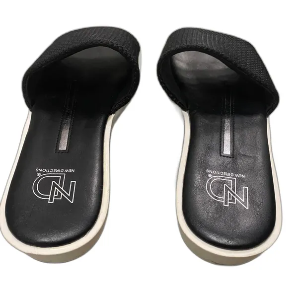 New Directions Sergia Comfortabnle Black Mesh Slides Women's Size 7.5 - Image 4