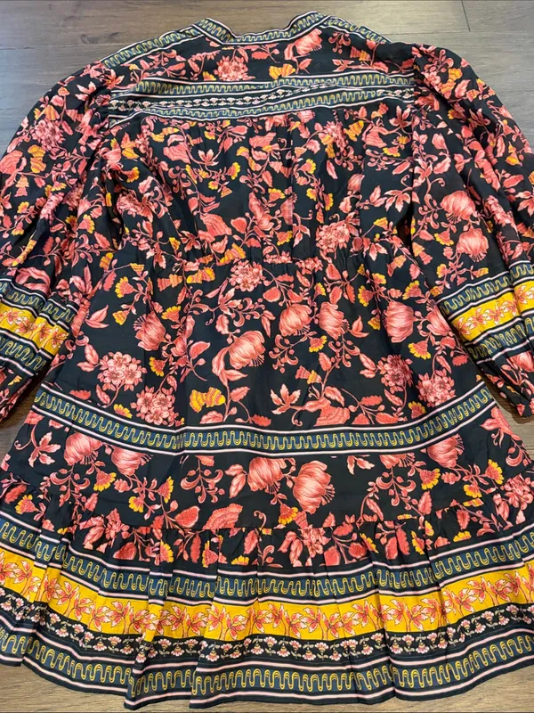 NWT- Alice + Olivia 'Sedona' Floral Mini-Dress, Fall Into You - Size 8 - C30-104 - Image 10