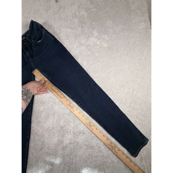 American‎ Eagle Outfitters Jeggings Size 6 Long Women's Stretch Blue Jeans - Image 10