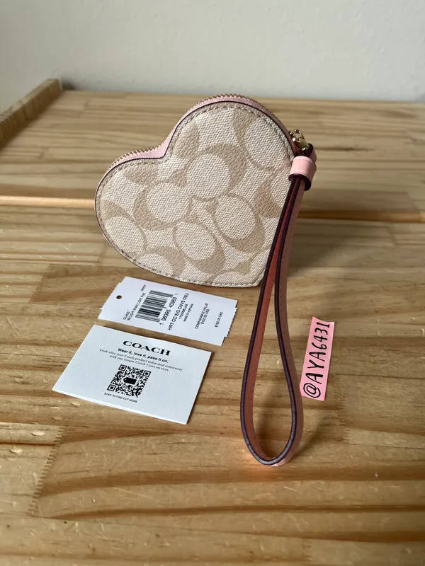 Coach Heart Coin Case - Image 3