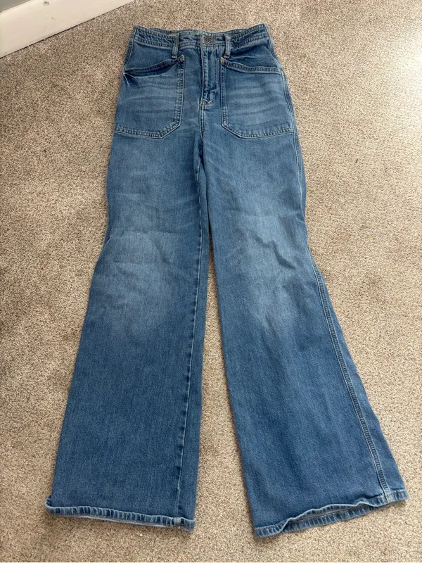 Anthropologie Pilcro The Carpenter Wide-Leg Jeans - 25 Waist - Image 14