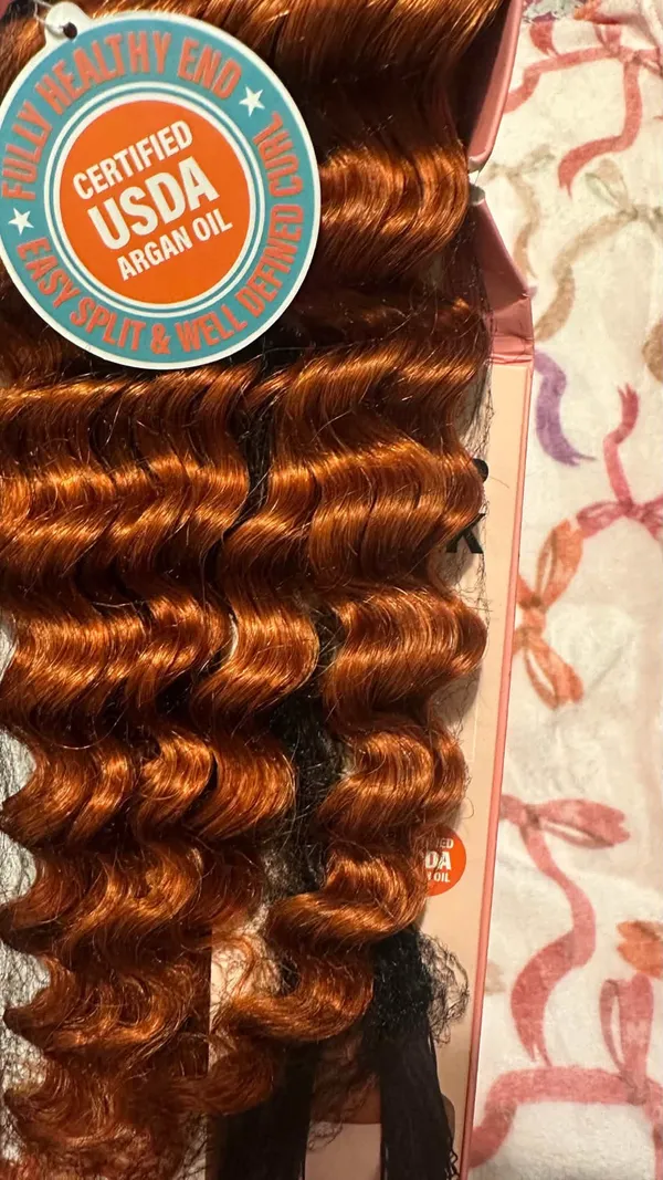 Boho human hair Red - Image 4