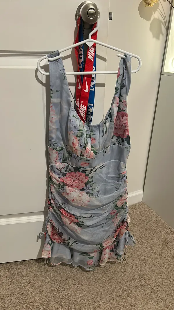 Angel Biba Mini Dress Floral - Image 3