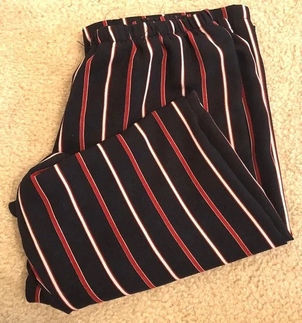 Brandy Melville Red White & Blue Striped Pants - Image 2