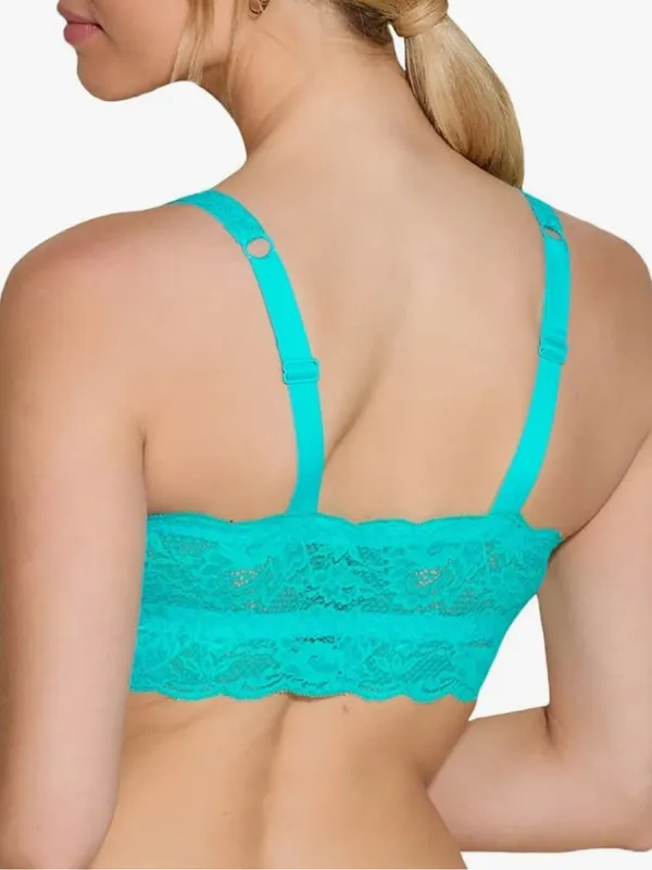 PINK - Victoria's Secret Turquoise Lace Bralette - Image 2