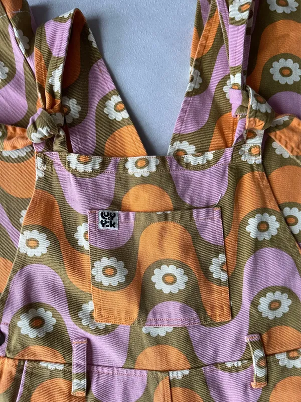Lucy & Yak Groovy Printed Overalls - Image 5