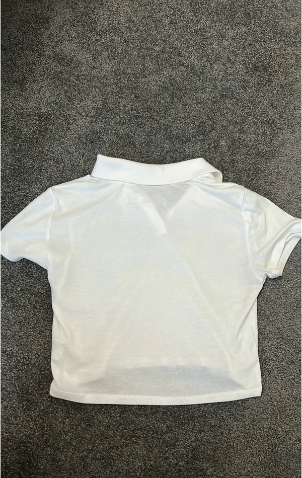 American Eagle Collared White Top - Image 3