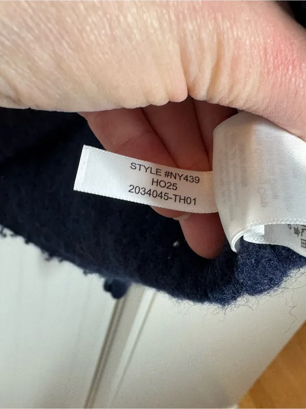 Madewell CloudSoft Cardigan juniper berry Blue Button Sweater‎ NY439 90s Y2K XL - Image 4
