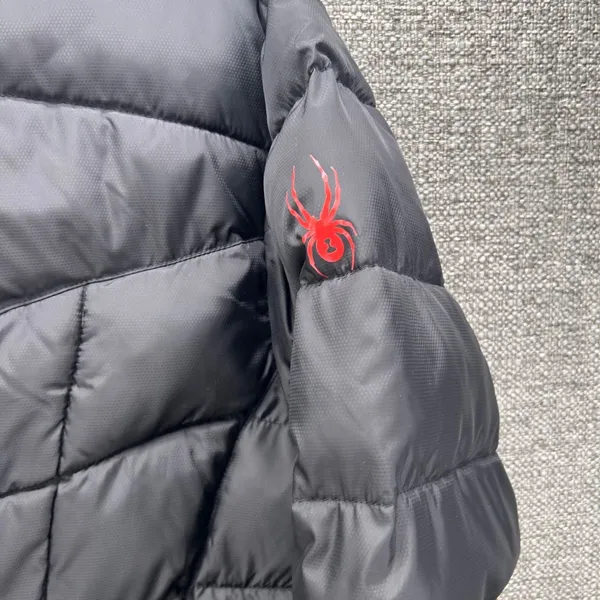 Spyder Puffer‎ Ski Jacket Black Medium - Image 5