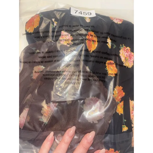 Free People Poppy Floral Printed Bodysuit‎ small Boho Flowy - Image 9