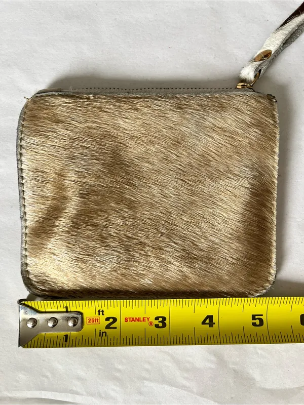 Haircalf Zip Wallet in Light Brown used - Image 4