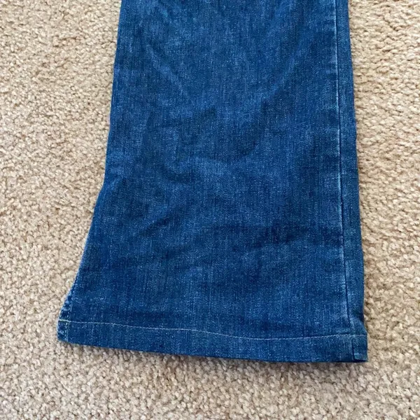 by Womyn Trouser Jeans Wide Leg Flare Dark Wash Sz 8 - Image 3