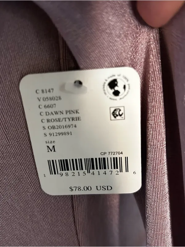 NWT Free People Call Me Later Long Sleeve Dress | Size: M | Dawn Pink - Image 5