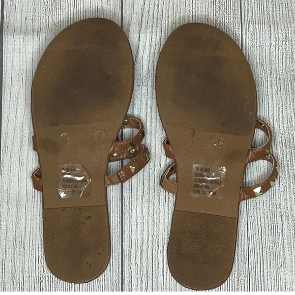 Mixit‎ Aman T-Strap Flat Sandals Women 7M GUC - Image 5