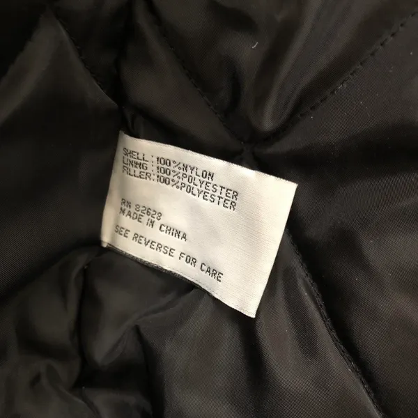 Southpole Puffer Jacket Black Baggy Streetwear Cargo Bomber Y2K Vintage Grunge Goth Emo Measurement in pics - Image 6