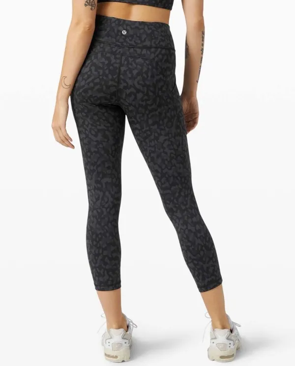 Lululemon Invigorate High-Rise Crop 23" Formation Camo Deep Coal Multi 4 - Image 7