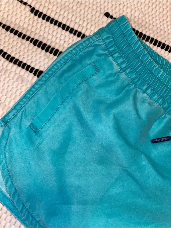 Salt Life Women's Teal Drawstring Athletic Swim Shorts - Image 5