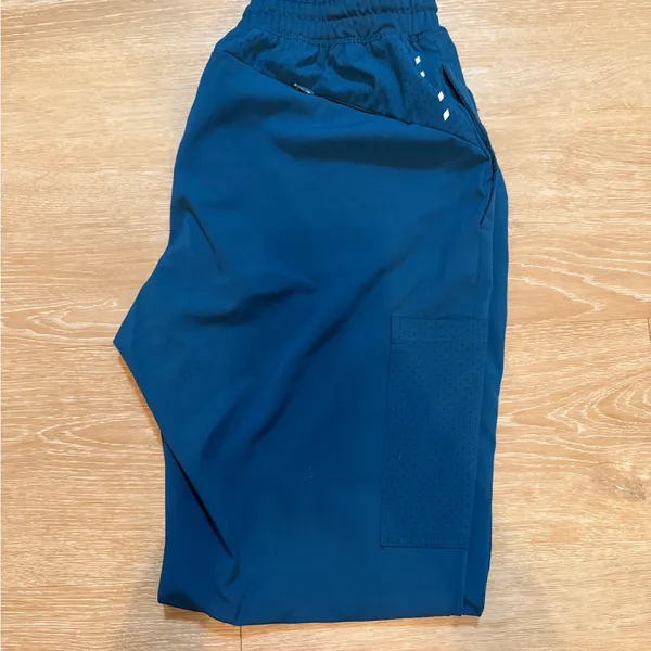 Barco One Women’s Scrub Pants Small Petite Blue Jogger Workwear - Image 5