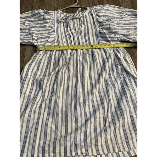 Universal Threads Women's Puff Sleeve Mini Striped‎ Dress Size S - Image 10