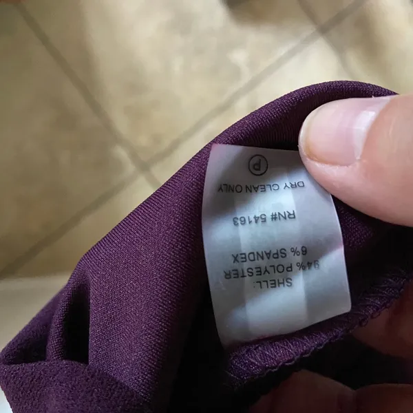 Tommy Hilfiger Womens Dress Size 2 Aubergine‎ Plum Cold Shoulder Woven Shift NEW - Image 6