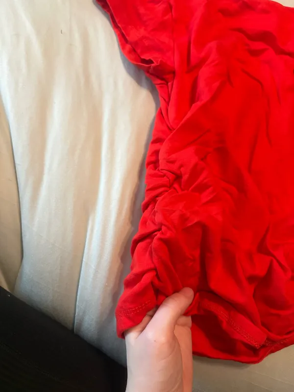 red short sleeve top - Image 2