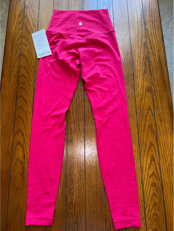 Lululemon Align No Line High Rise 28” Mulberry Spark Size 4 NWT - Image 2