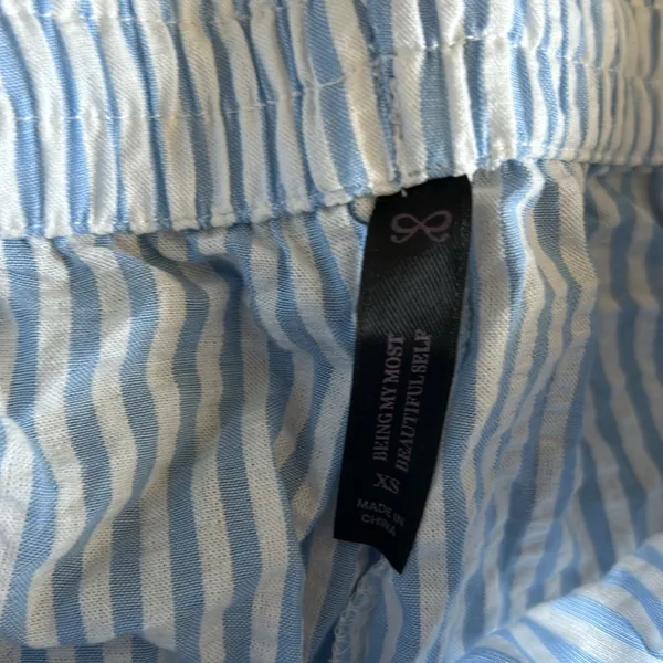 Being my most beautiful self stripe pajama bottoms - Image 3