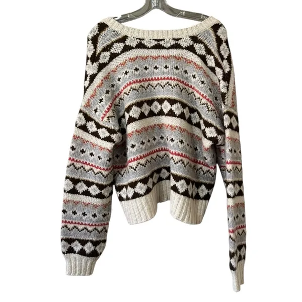 American Eagle Women Size Small‎ Cardigan Sweater Button Down Knit Crop Y2K City - Image 2