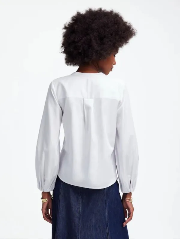 Madewell V-Neck Long-Sleeve Top - Image 7